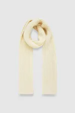 Mısırlı Unisex Yün Atkı Bere Takımı - Roseluis Ekru