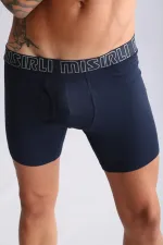 Mısırlı Modal By TENCEL SPARTACUS PERFORMANCE Long Boxer Lacivert