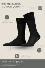 Chaussettes fines pour homme, mercerisées, à 6 doubles pointes, multicolores