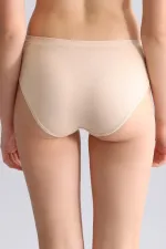 Mısırlı Modal By TENCEL HERA Gizli Lastikli Brazillian 3'Lü Külot Ten Rengi