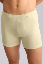 Mısırlı ORGANIC Cotton ZEUS LUXURY Regular Fit Metal Emblem Long Boxer Khaki Island