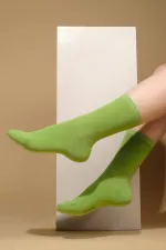 Mısırlı Kadın Modal Tekli Soket Çorap Yeşil