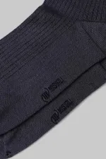 Chaussettes égyptiennes pour homme en bambou, coloris gris fumé.