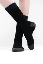 Mısırlı Women's Lambswool Single Socket Socks Black