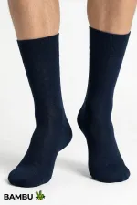 Men's Bamboo 6 Pairs Diamond Pattern Super Thin Ankle Socks Multicolored