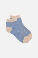 Chaussettes-chaussons bébé unisexes en coton égyptien, 3 paires, multicolores