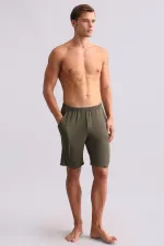 Pyjama Short Modal Homme Kaki