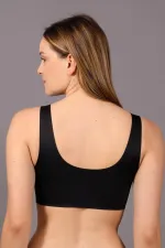 Mısırlı New Bra Desteksiz Hayalet Bralet Sütyen Siyah