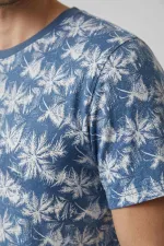 Mısırlı Erkek Pamuk Bisiklet Yaka 3 Lü Takım İndigo