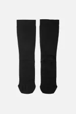 Mısırlı Unisex Bambu Özel Sıkılaştırıcı Teknolojiyle Soket Boy Uçuş Ve Pilot Çorabı Siyah