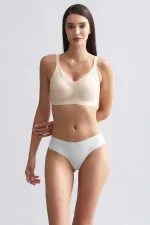 Culotte invisible égyptienne blanche découpée au laser