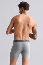 Mısırlı Modal By TENCEL SPARTACUS PERFORMANCE Long Boxer Gri