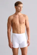 Mısırlı Modal By TENCEL SPARTACUS PLUS PERFORMANCE Long Boxer Beyaz