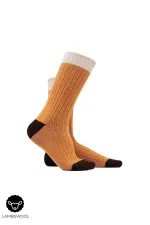 Mısırlı Kadın Kuzu Yünü 6 Çift Kutulu Soket Çorap Çok Renkli