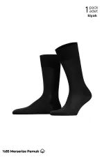 Chaussettes fines pour homme, mercerisées, à 6 doubles pointes, multicolores