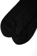 Mısırlı Erkek Kuzu Yünü (Lambswool) Tekli Soket Çorap Siyah