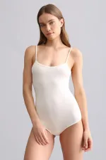 Body à fines bretelles SNAP en modal égyptien TENCEL SNAP, écru