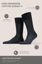 Chaussettes homme 100 % mercerisées, 6 paires, unies, ultra-fines, multicolores