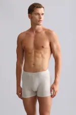 Boxer coupe classique en bambou égyptien ZEUS, beige terre