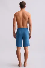 Short de pyjama en modal pour homme, bleu marine foncé