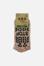 Chaussettes d'hiver pour femmes en laine mérinos égyptienne, coupe-froid, semelle antidérapante, orange