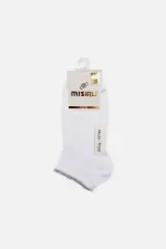 Mısırlı Women's Modal Single Summer Sneaker Socks White