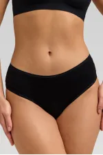 Mısırlı Micro Modal Yüksek Bel Hipster SİYAH