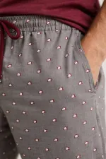 Mısırlı Erkek Pamuk V Yaka Cepli 3 Lü Takım Antrasit/Bordo