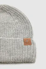 Unisex Wool Beanie and Glove Set - Milda Grey