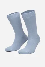 Mısırlı Erkek Koyun Yünü Tekli Soket Çorap Mavi
