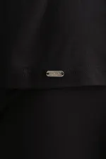 Mısırlı ORGANIC Pamuklu ZEUS LUXURY Regular Fit V Yaka Sporcu Atlet / T-Shirt Siyah