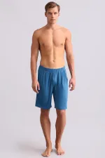 Short de pyjama en modal pour homme, bleu marine foncé