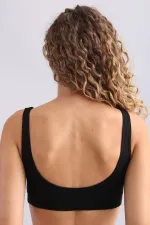 Kadın Modal By TENCEL MEGAN Crop Siyah