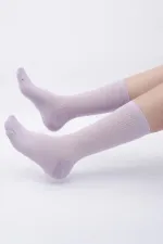 Mısırlı Kadın Modal Kaşmir Tekli Soket Çorap Lila