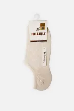 Mısırlı Kadın Bambu Tekli Yazlık No Show Çorap Bej