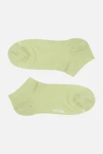 Mısırlı Women's Bamboo Single Summer Ankle Socks Green
