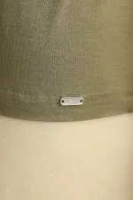 Mısırlı BAMBOO ZEUS LUXURY Regular Fit Crew Neck Undershirt/T-Shirt Khaki Olive