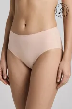 Egyptian Laser Cut High Waist Thong Powder Pink