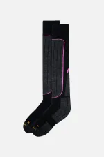 Mısırlı Kadın Anatomik Kayak Ve Snowboard Çorabı Siyah