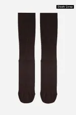 Unisex Bamboo Flight and Pilot Knee-High Socks with Special Strengthening Technology, Brown Unisex Bamboo Flight and Pilot Knee-High Socks with Special Strengthening Technology, Brown