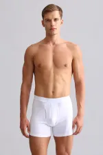 Mısırlı Modal By TENCEL SPARTACUS PLUS PERFORMANCE Long Boxer Beyaz