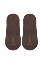 Mısırlı Kadın Bambu Tekli Yazlık Babet Çorap Kahverengi