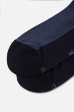 Chaussettes d'été simples mercerisées pour hommes, bleu marine, de style égyptien