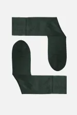 Mısırlı Men's Mercerized Single Super Thin Sock Green