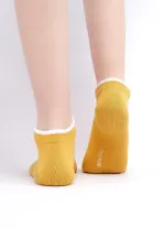 Mısırlı Women's Modal Single Summer Sneaker Socks Yellow