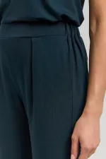 Kadın Örme Dar Paça Pantolon Antrasit