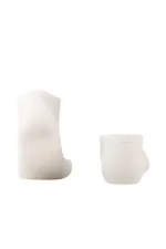 Chaussettes unisexes égyptiennes en modal TENCEL et laine mélangée, lot de 6 paires, écrues