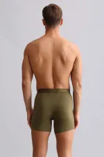 Mısırlı Modal By TENCEL SPARTACUS PLUS PERFORMANCE Long Boxer Koyu Haki