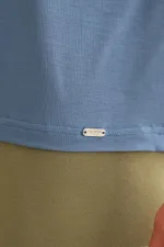 Mısırlı ORGANIC Pamuklu ZEUS LUXURY Regular Fit Bisiklet Yaka Fanila / T-Shirt Gece Mavisi