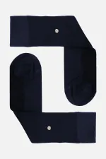 Mısırlı Erkek Organik Pamuklu Tekli Soket Çorap Lacivert